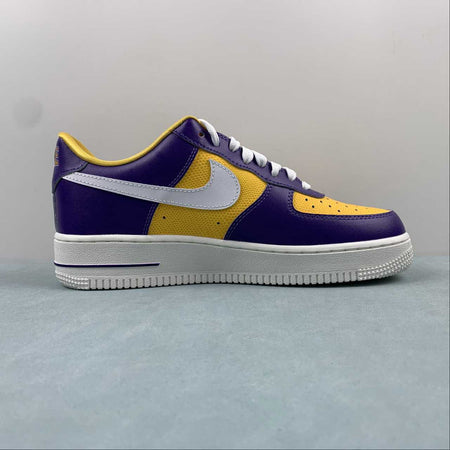 Air Force 1 07 Low Be True To Her School LSU Court Purple White University Gold Sail FJ1408-500