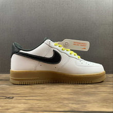Cargar imagen en el visor de la galería, Air Force 1 07 LV8 GO The Extra Smile White Yellow Strike Gum Light Brown DO5854-100
