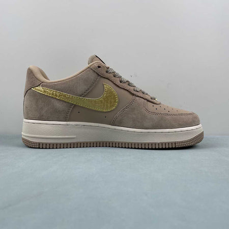 Air Force 1 07 Low Brown Gold Red XP9688-762