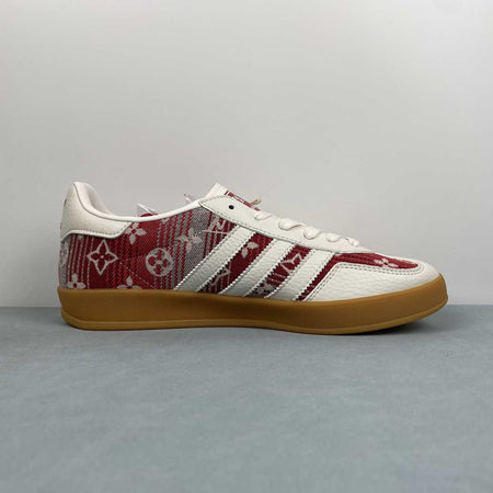 Adidas Gazelle x Louis Vuitton Monogram Red White SC9207-734