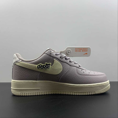 Air Force 1 07 Low SE Amethyst Ash Pink Oxford Black Pale Ivory DJ6378-500