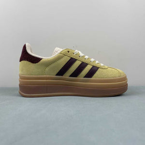 Adidas Gazelle Bold Almost Yellow Maroon Wonder White IF5937