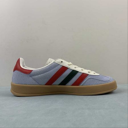 Adidas Gazelle Indoor Blue Dawn Collegiate Burgundy Core Green IG4994