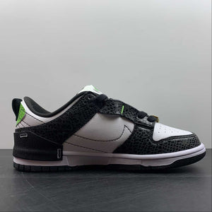 SB Dunk Low Disrupt 2 Just Do It Snakeskin Black White DV1490-161