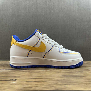 Air Force 1 07 Low Curry White Blue Yellow BS8856-115
