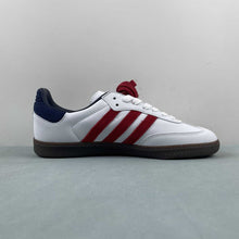 Cargar imagen en el visor de la galería, Adidas Samba OG Core White Team Victory Red Night Indigo IH4881
