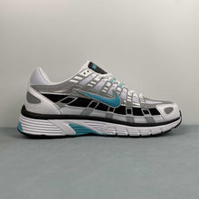 Cargar imagen en el visor de la galería, Nike P-6000 White Metallic Silver Black Dusty Cactus CD6404-103
