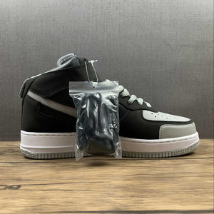 Air Force 1 07 Mid LV8 Utility Black Medium Grey White BQ6819-008