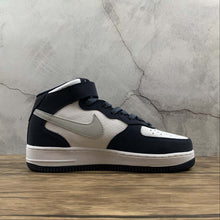 Cargar imagen en el visor de la galería, Air Force 1 07 Mid Navy White Gray Blue AQ2263-115
