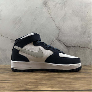 Air Force 1 07 Mid Navy White Gray Blue AQ2263-115