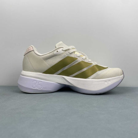 Adizero Boston 13 Chalk White Gold Metallic Orange Tint JS4952