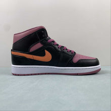 Cargar imagen en el visor de la galería, Air Jordan 1 Mid SE Black Sky J Mauve Black White FB9911-008
