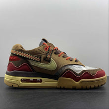 Cargar imagen en el visor de la galería, Clot x Air Max 1 Kiss of Death CHA Rocky Tan Sport Red DD1870-200
