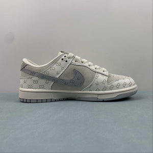 Gucci x SB Dunk Low Off White Gray Gold FC1688-159