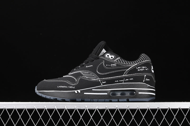 Air Max 1 Sketch To Shelf Black White CJ4286-001