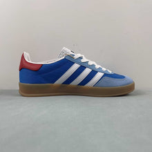 Cargar imagen en el visor de la galería, Adidas Gazelle Indoor Olympic Pack Blue Red Gum IF9643
