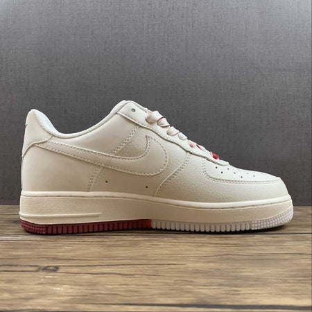 Air Force 1 07 Low NBA Rice White Dark Red NB8969-123