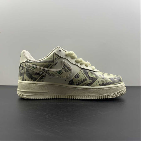 Air Force 1 07 Low Rich Grey White Green CW1188-555