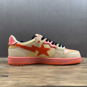 BAPE Sk8 STA Orange Pink Grey