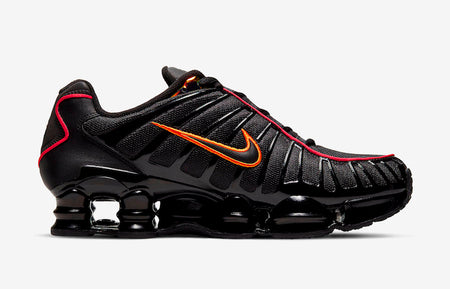 Shox TL 1308 Black Magma Orange CV1644-001