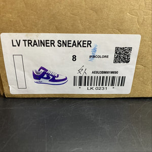 Louis Vuitton Trainer Snaker x Air Force 1 White Purple LK0231