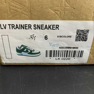 Louis Vuitton Trainer Snaker x Air Force 1 White Green LK0226