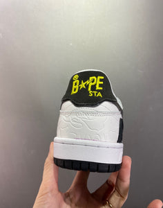 BAPE Sk8 STA White Black