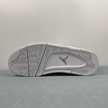 Cargar imagen en el visor de la galería, Air Jordan 4 Retro White Metallic Silver 308497-100
