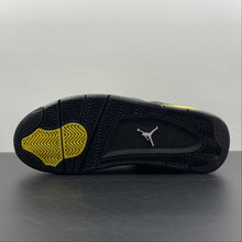 Cargar imagen en el visor de la galería, Air Jordan 4 Retro Thunder Black White Tour Yellow DH6927-017
