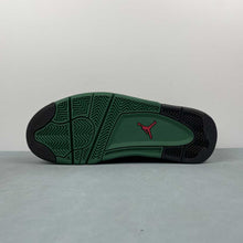 Cargar imagen en el visor de la galería, Air Jordan 4 RM Black Gorge Green University Red FQ7939-003
