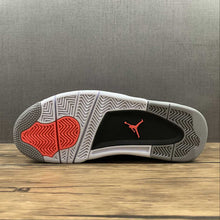 Cargar imagen en el visor de la galería, Air Jordan 4 Retro Infrared 23 Black Dark Grey Cement Grey DH6927-061
