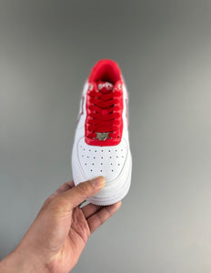 BAPE STA Patent Leather White Red