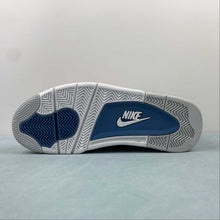 Cargar imagen en el visor de la galería, Air Jordan 4 Retro Military Blue Off-White Neutral Grey FV5029-141
