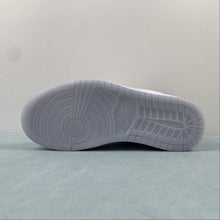 Cargar imagen en el visor de la galería, Air Jordan 1 Low GS White Iridescent Glitter Summit White Ice Blue FQ9112-100
