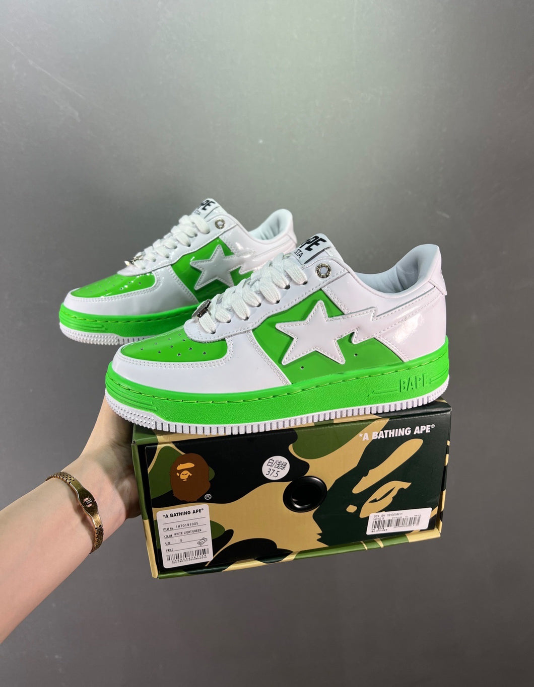 BAPE STA White Light Green