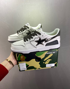 BAPE Sk8 STA White Black