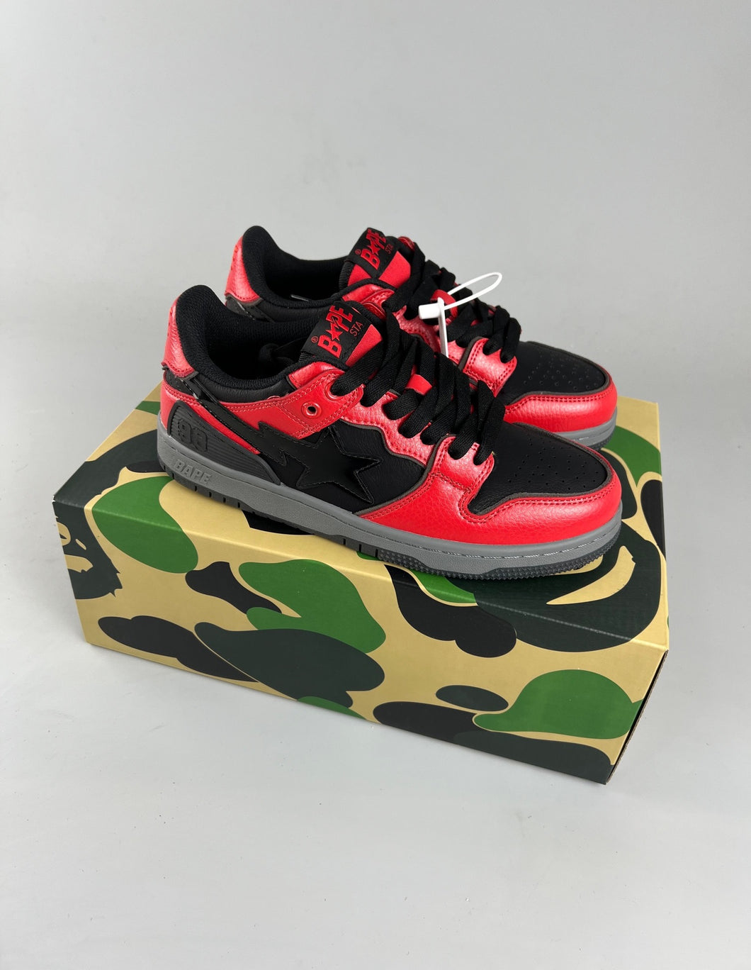 BAPE Sk8 STA Black Red