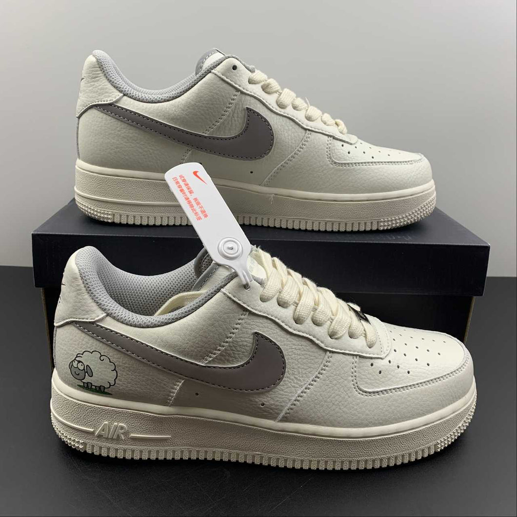 Air Force 1 07 Rice White Gray DQ7582-128