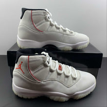 Cargar imagen en el visor de la galería, Air Jordan 11 Retro Platinum Tint University Red 378037-016
