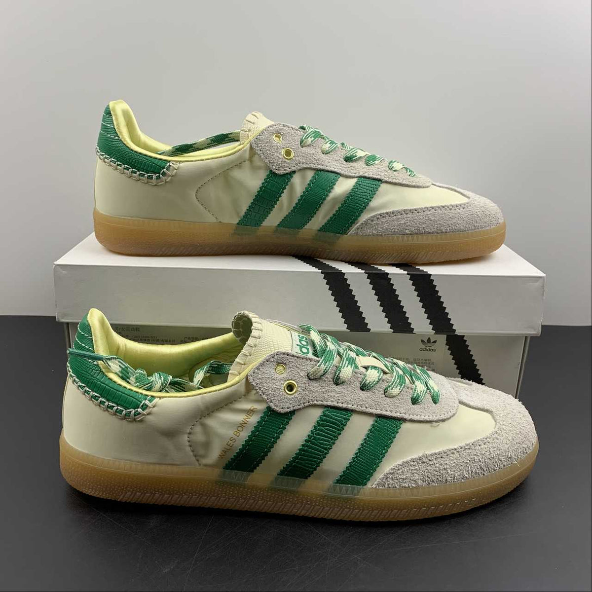 Adidas Samba Wales Bonner Cream Green Gum GY4344 – juanma-shop