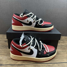 Cargar imagen en el visor de la galería, Air Jordan 1 Low Gym Red Black-White
