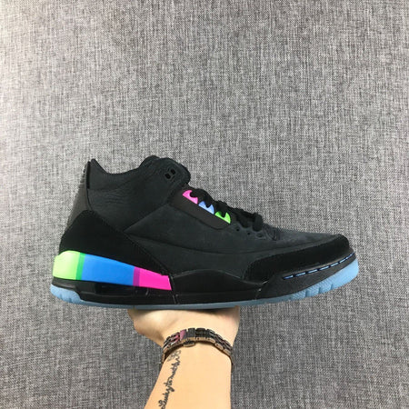 Air Jordan 3 Retro SE Quai 54 Black Colorful AT9195-001