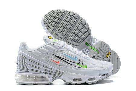 Air Max Plus 3 White Multi Color Swooshes DN6994-105