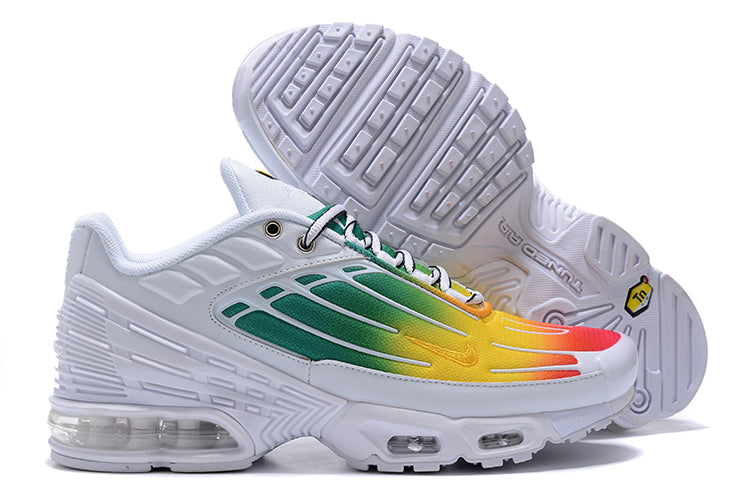 Air Max Plus 3 White Green Yellow Red CM9097-200