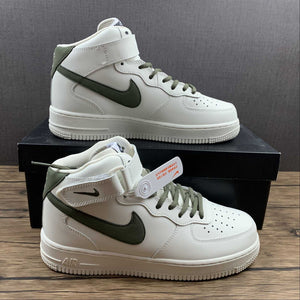 Air Force 1 07 Mid Off-White Dark Green LZ6819-608
