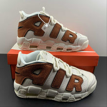 Cargar imagen en el visor de la galería, Air More Uptempo Phantom Black-Dark Russet-Sail
