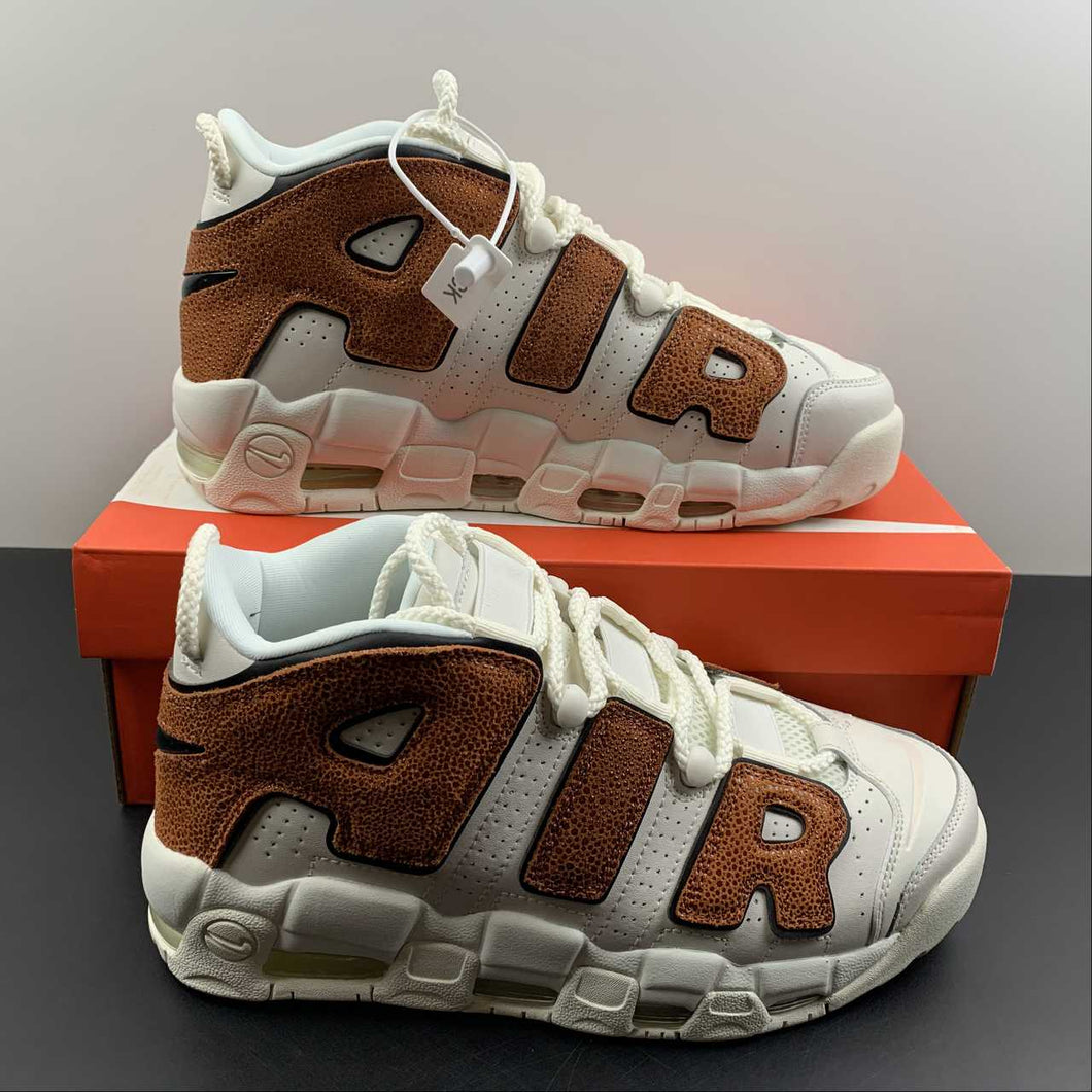 Air More Uptempo Phantom Black-Dark Russet-Sail