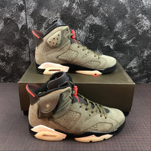 Cargar imagen en el visor de la galería, Air Jordan 6 Retro X Travis Scott Green CN1084-200
