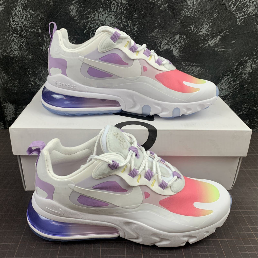 Air Max 270 React Multi-Color White-White CU2995-911