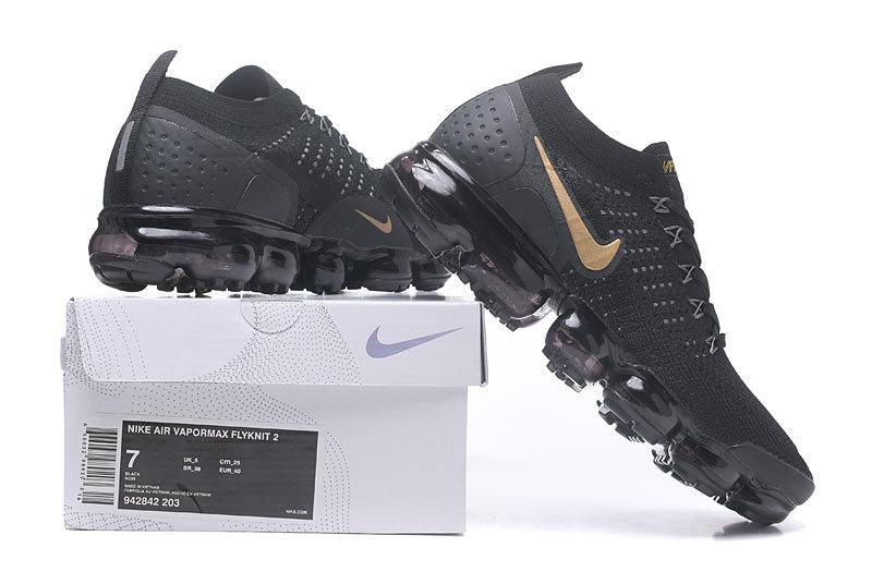 Air VaporMax Flyknit 2.0 Black Gold 942842 203 juanma shop